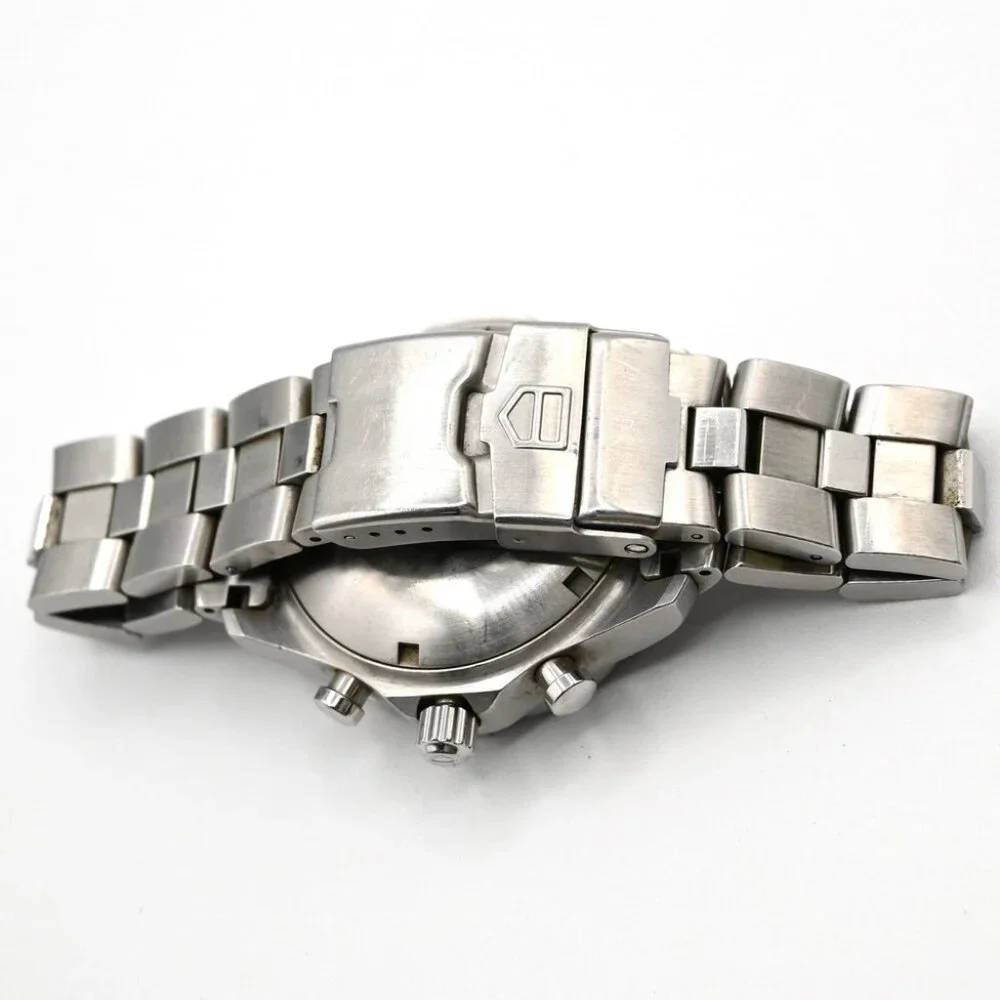 TAG HEUER Aquaracer Chronogra Date Watch CN2111 Automatic SS Black Dial